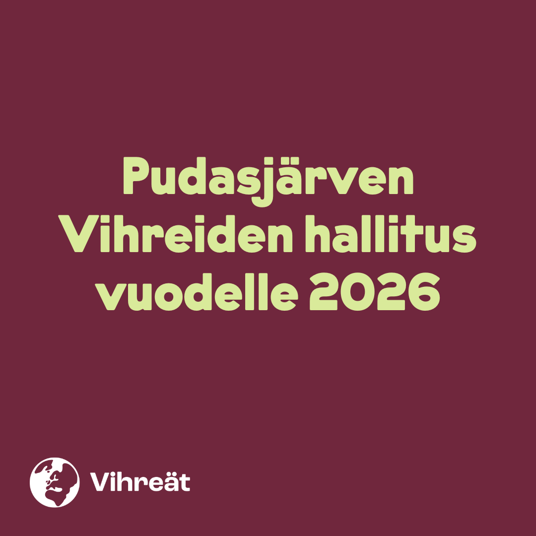 Pudasjärven Vihreiden hallitus vuodelle 2026